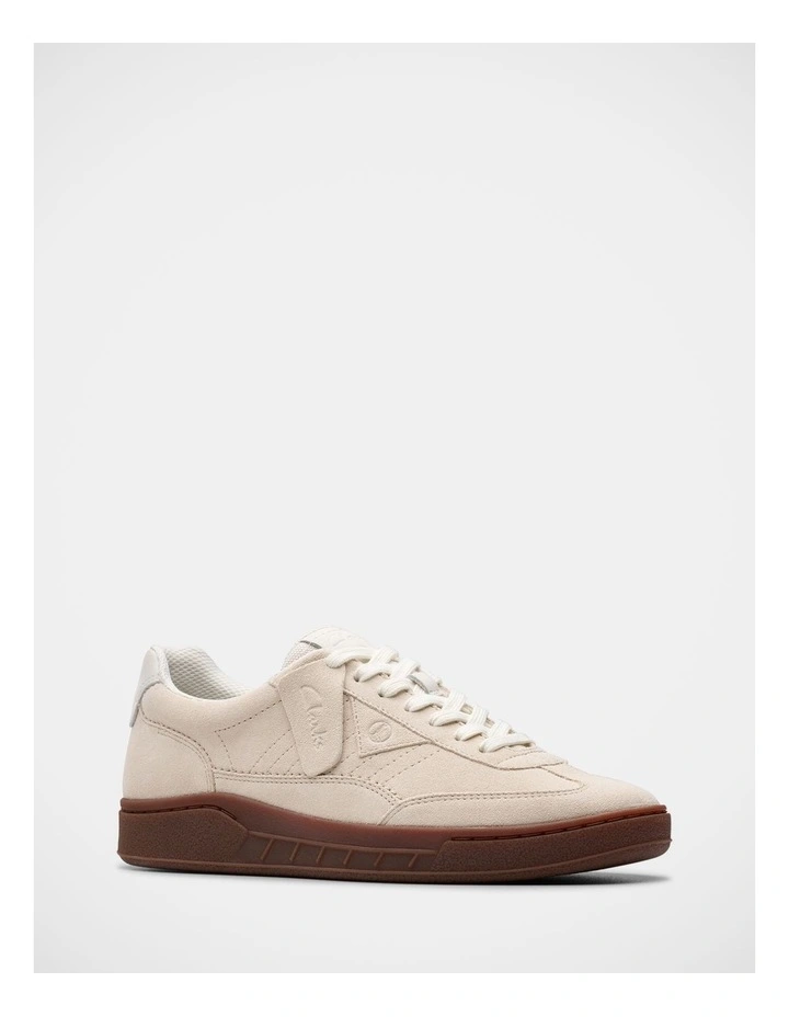 Craftrally Ace Shoes in Off White Suede image 2