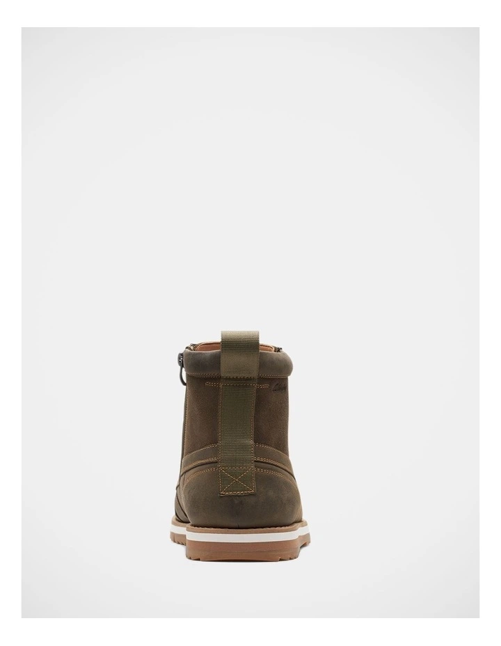 Durston Hi Boots in Dark Olive image 4