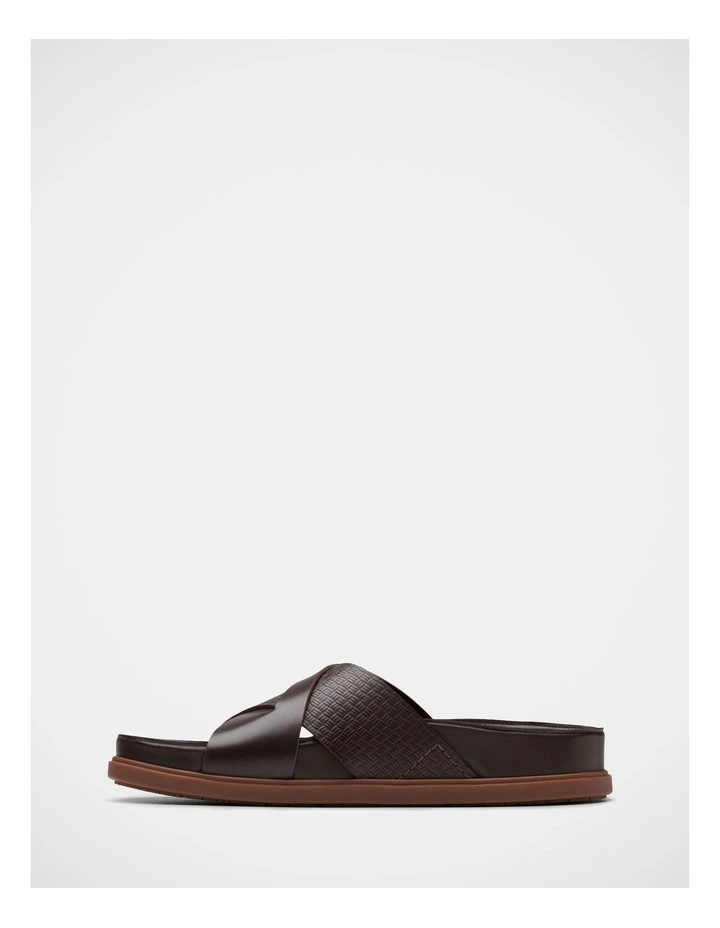Clarks Torford Cross Sandals in Brown | MYER display picture 3