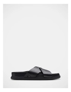 Torford Cross Sandals in Black