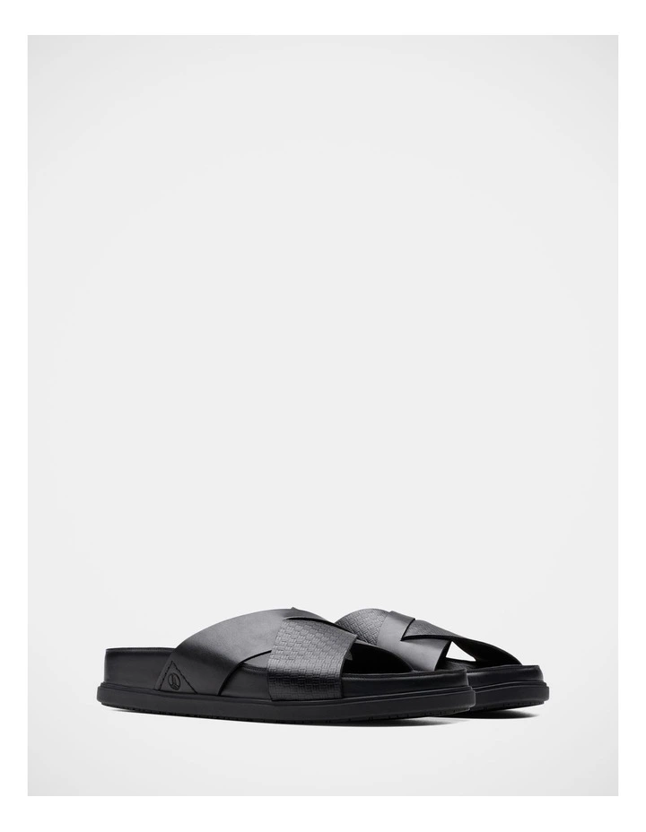 Torford Cross Sandals in Black image 2