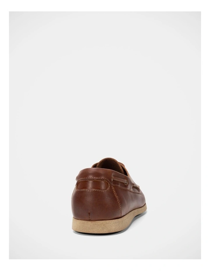 Launch Boat Shoe in Tan image 4
