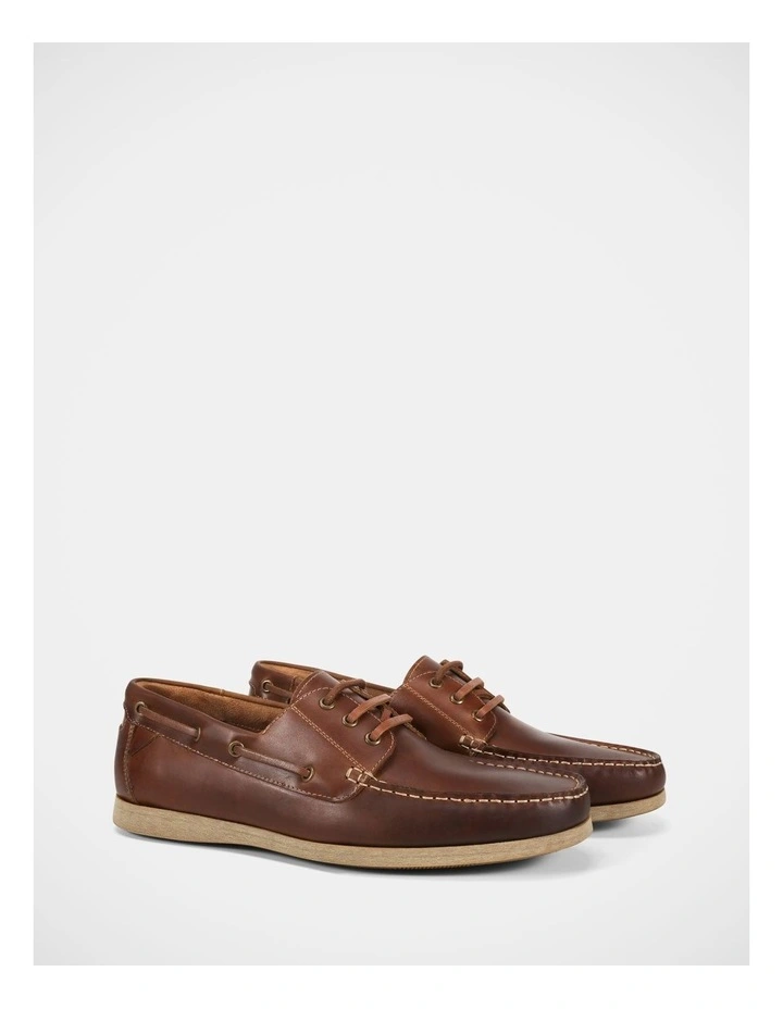 Launch Boat Shoe in Tan image 6