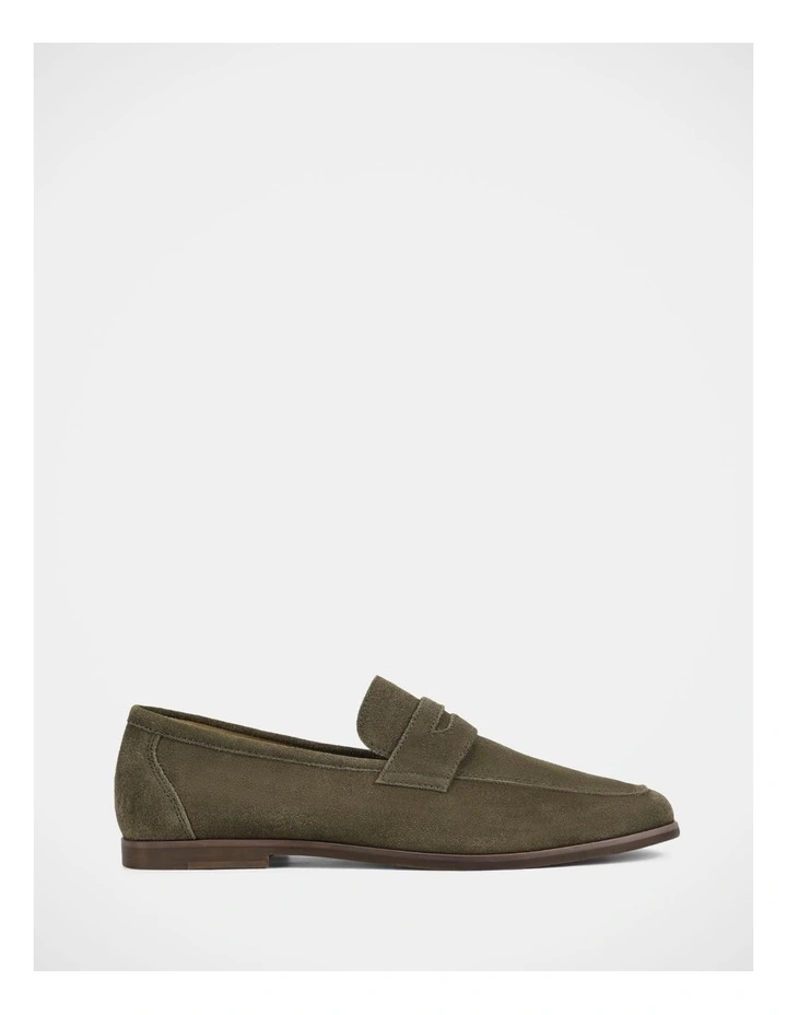 Coupe Shoes in Olive Suede image 1
