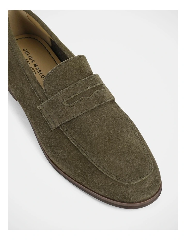 Coupe Shoes in Olive Suede image 4
