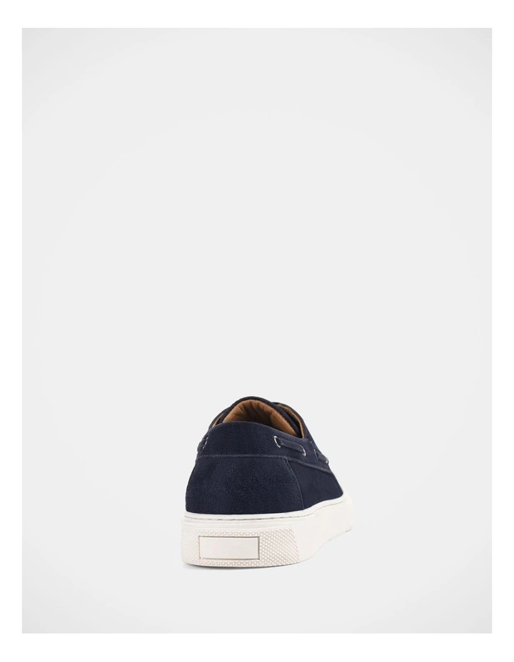 Flare Shoes in Navy Suede image 5
