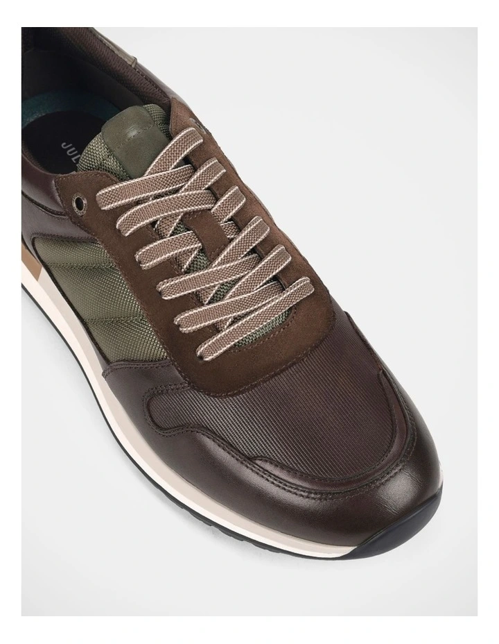 Ignite Sneakers in Olive Multi image 4