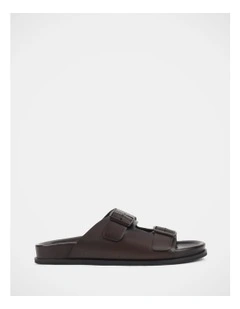 Vapour Sandals in Dark Brown