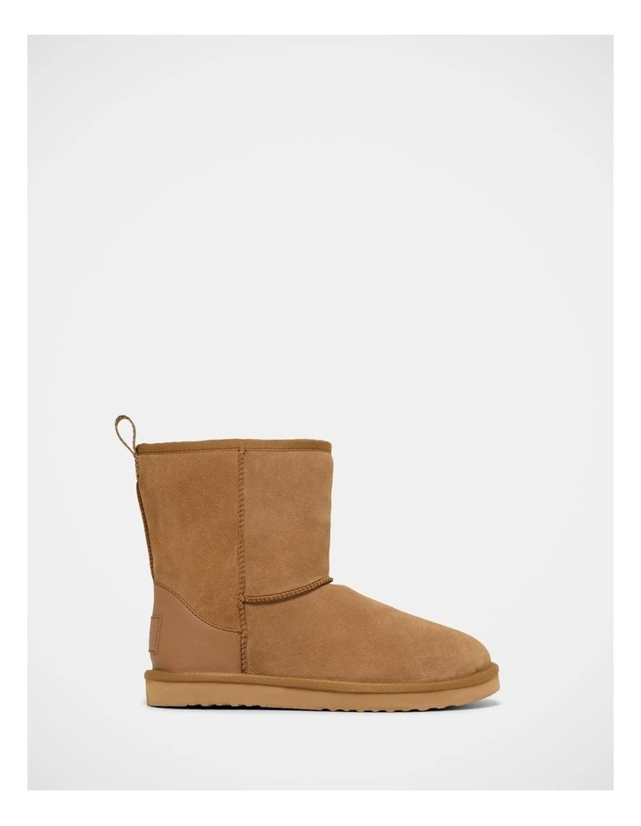 Angus Boot Slippers in Chestnut image 1