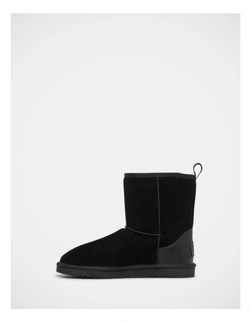 Angus Boot Slippers in Black