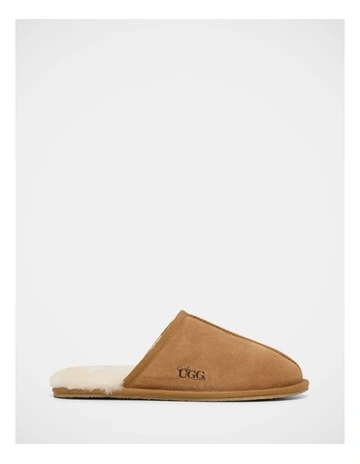 Adrian Scuff Slippers in Chestnut