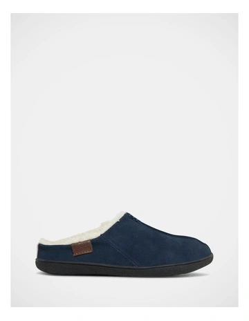 Alfie Scuff Slippers in Navy