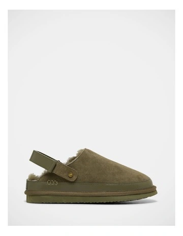 Arlo Mule Slippers in Olive