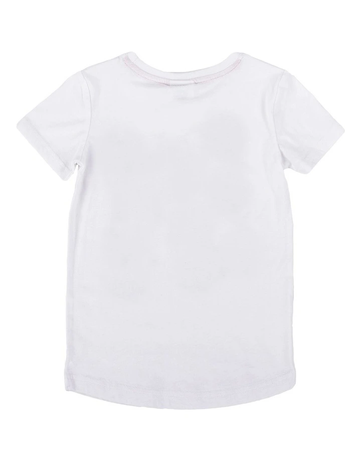 Girl's Aussie Christmas T-Shirt White image 2