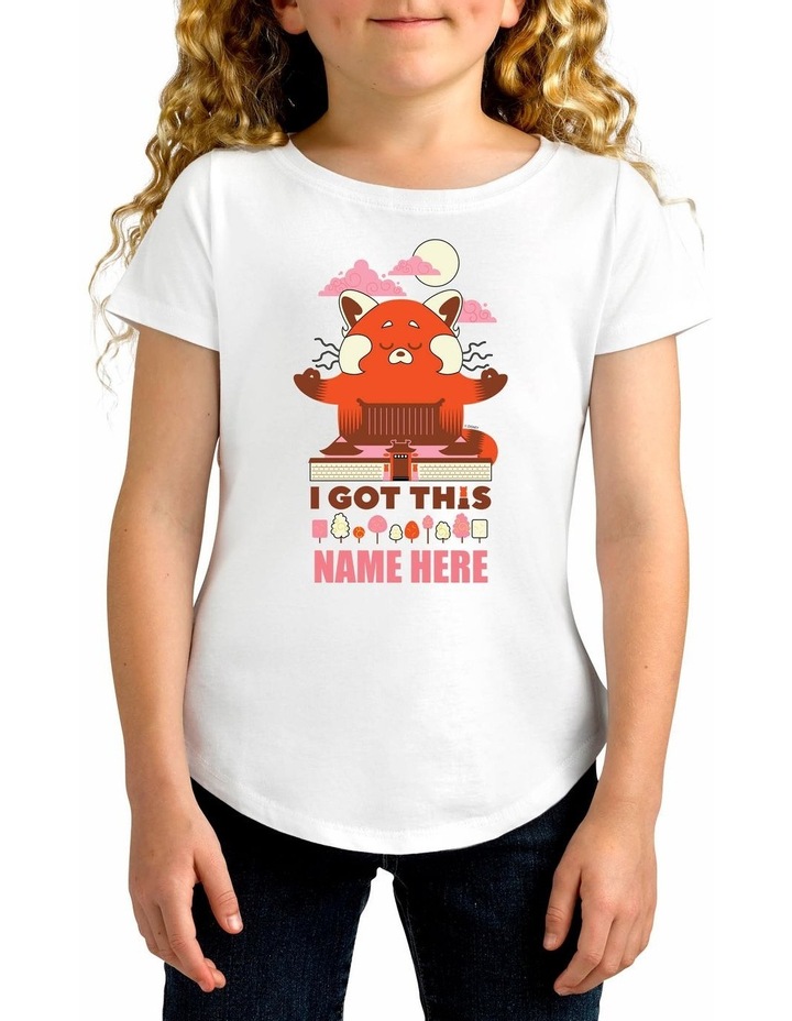 Turning Red I Got This Personalised Cotton T-Shirt in White