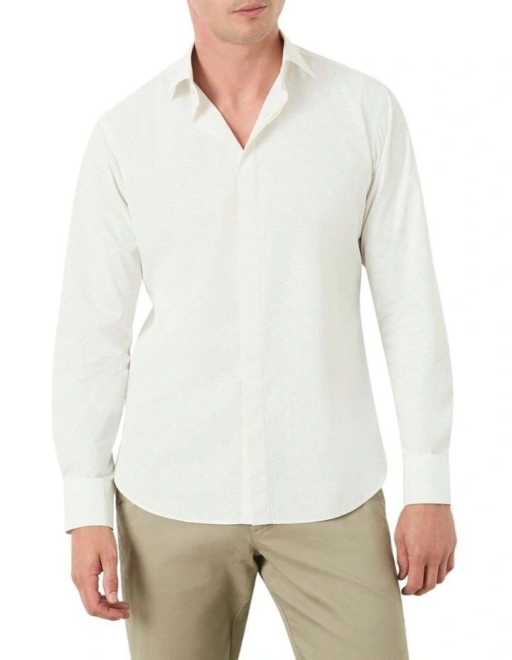 Campania Printed Shirt in White image 1
