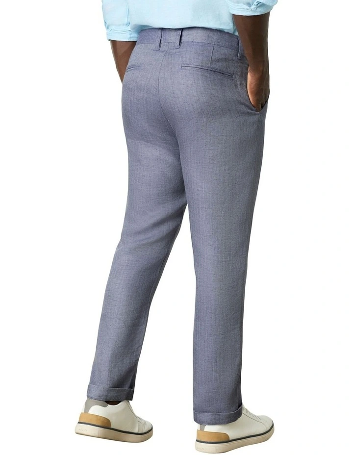 Pulcino Trouser in Denim Melange image 2