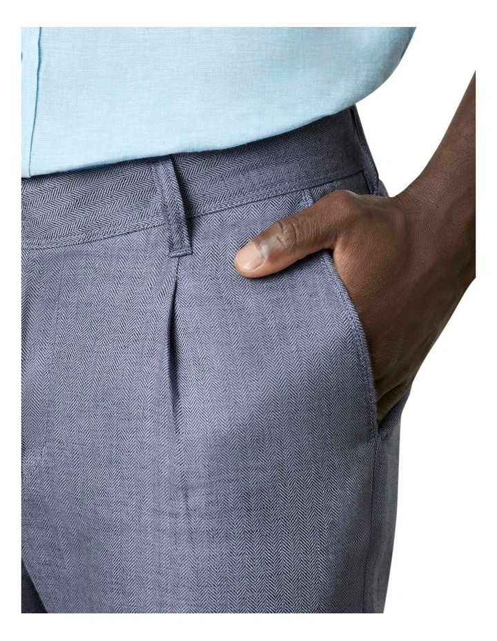 Pulcino Trouser in Denim Melange image 4