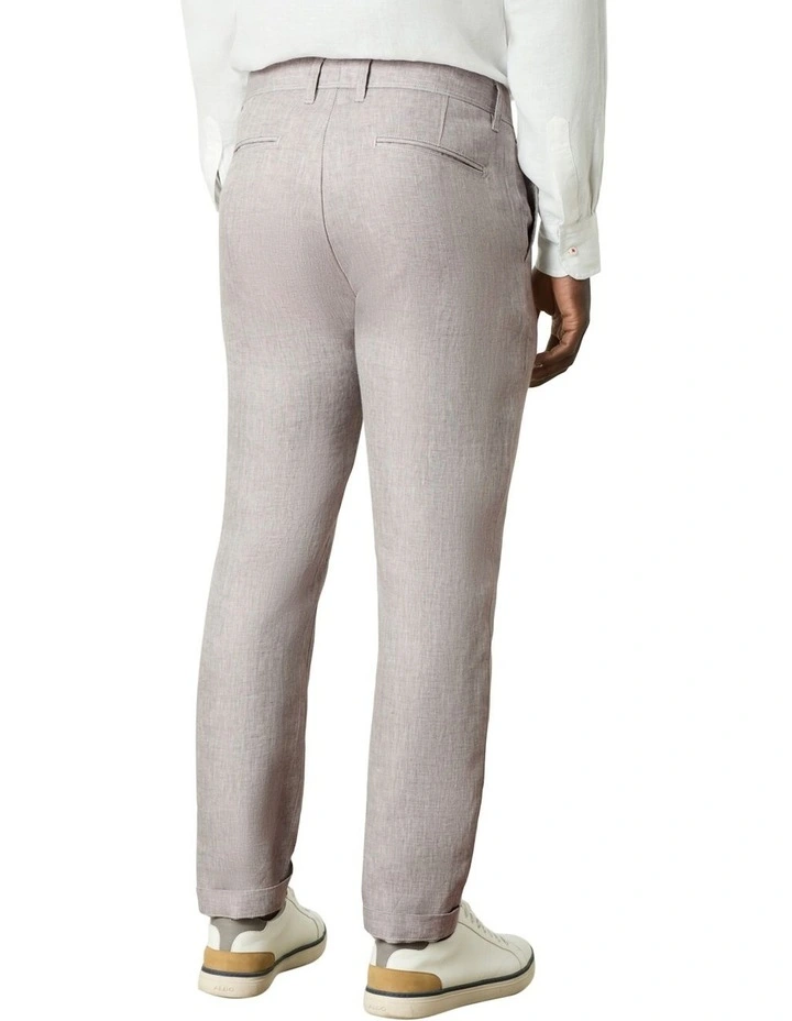 Sansone Trouser in Stone Melange image 2