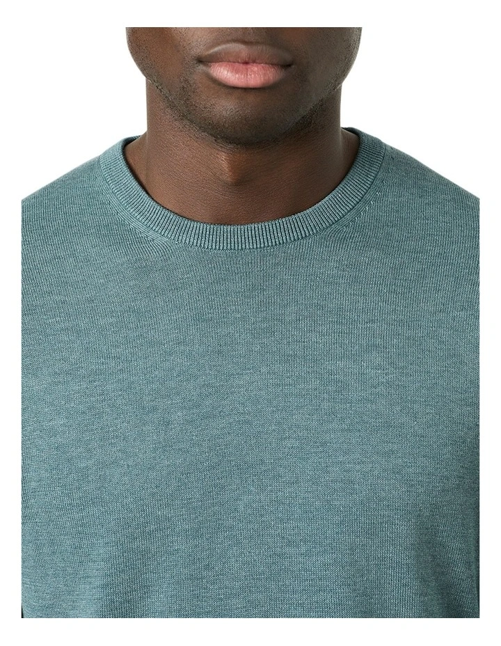 Barnett Crew Neck Sweater in Lichen image 3
