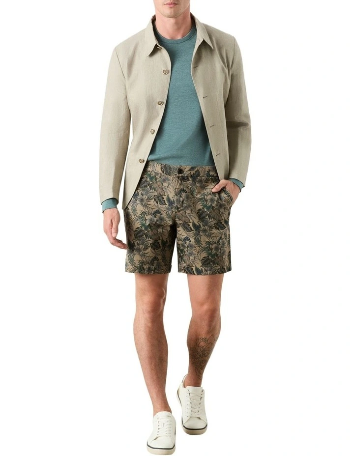Farrelly Printed Short in Multi Print image 3
