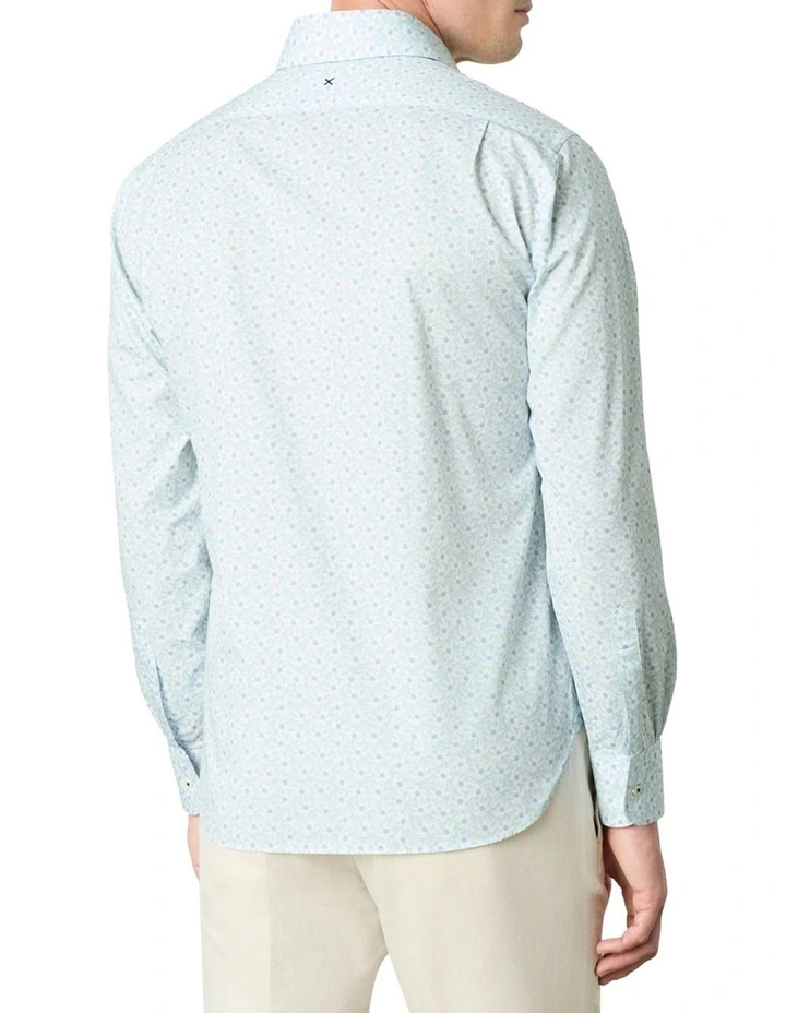 Pearson Floral Shirt in Sky White image 3
