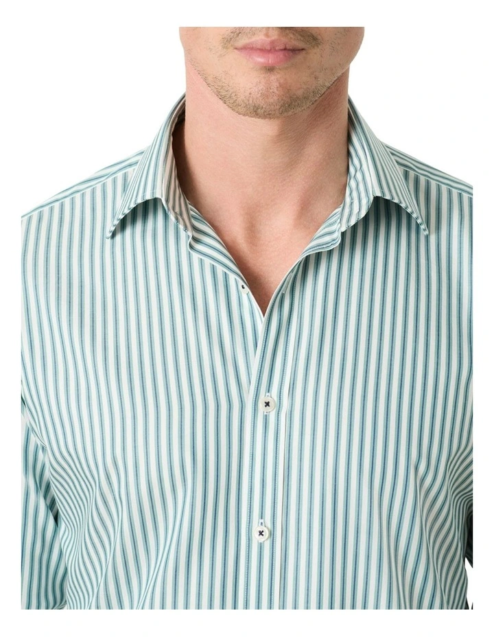 Donnolley Shirt in Green Navy image 2