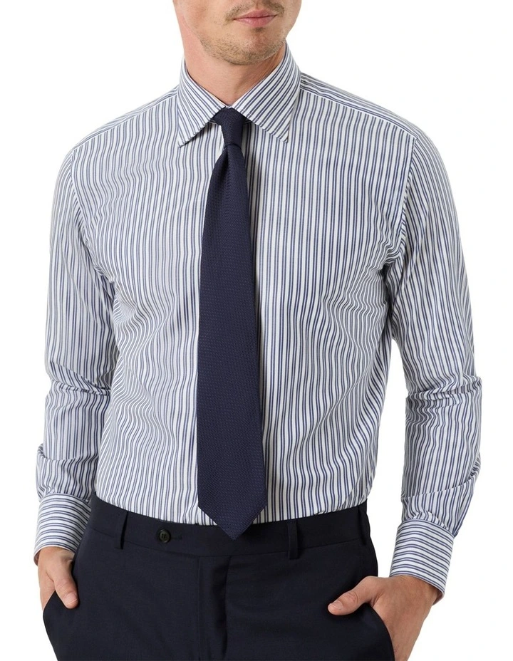 Donnolley Shirt in Navy Pink image 2