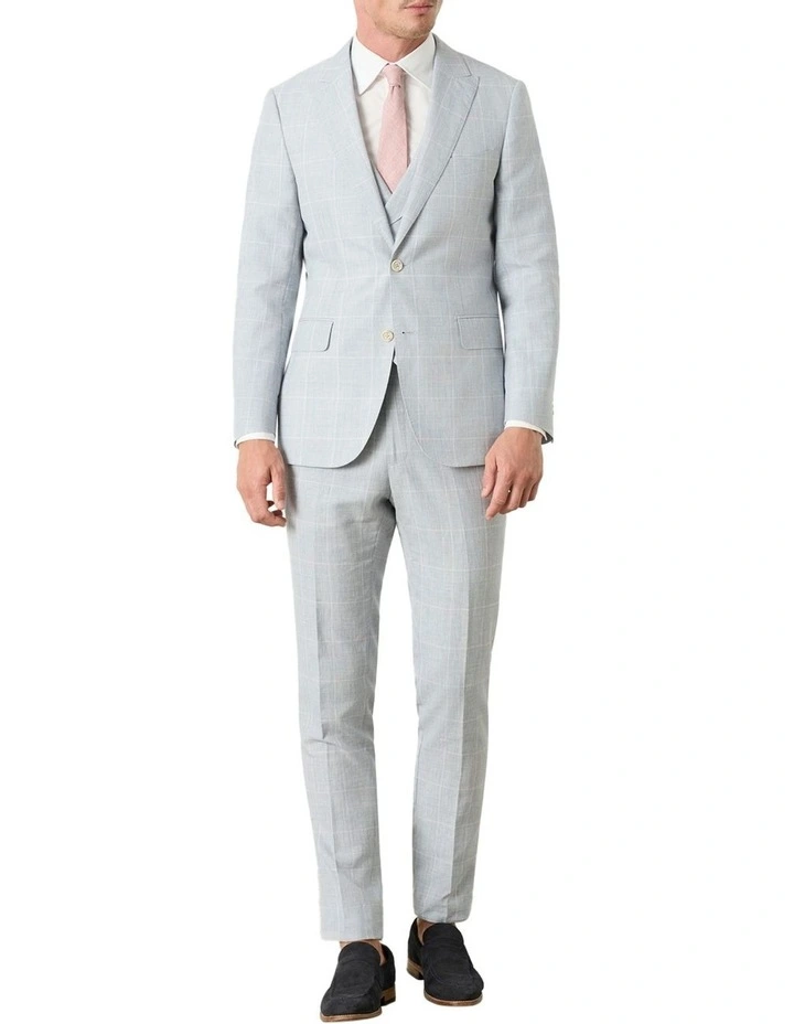 Poulter Jacket in Blue Pink image 4