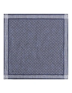 Bismarck Pocket Square in Navy