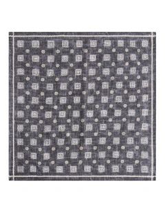 Morrison Pocket Square in Black