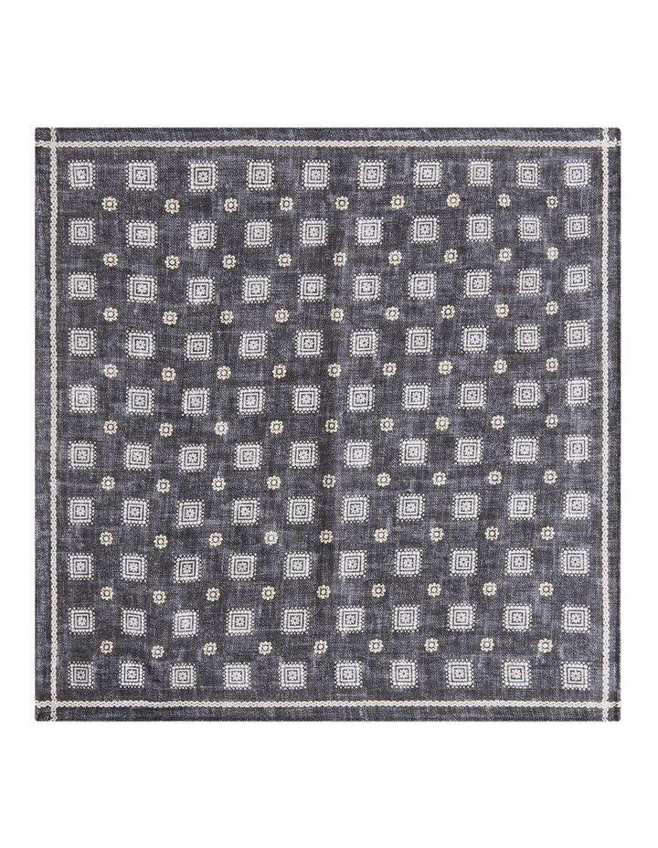 Morrison Pocket Square in Black image 1