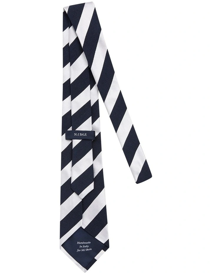 Sauro Tie in Navy Grey image 2