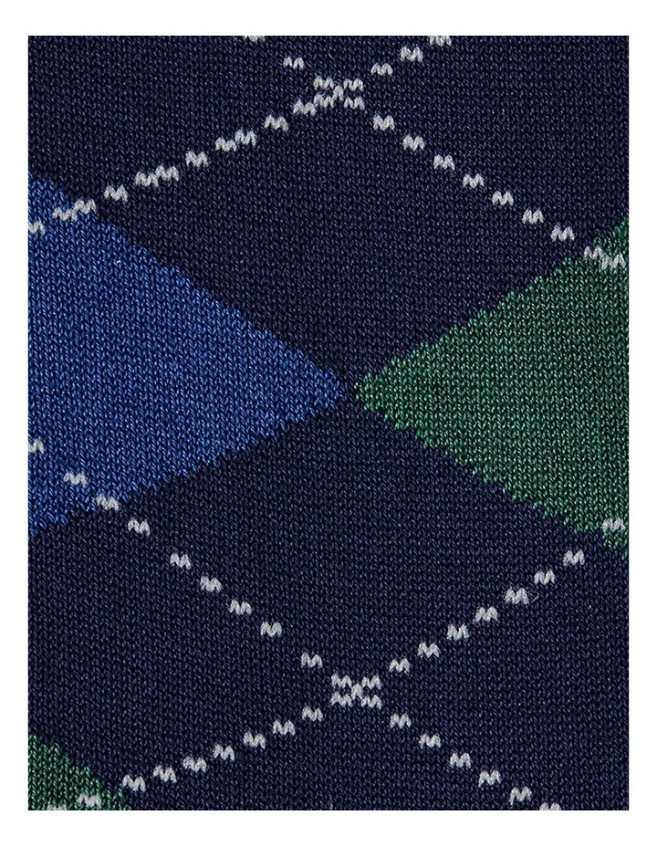 Bonini Sock in Denim Dark Green image 2