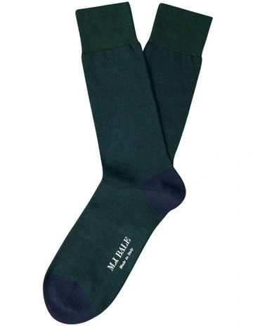 Lumia Sock in Green Navy