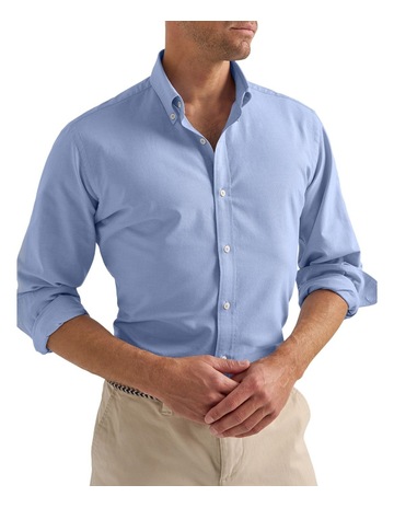 Princeton Oxford Shirt in Blue