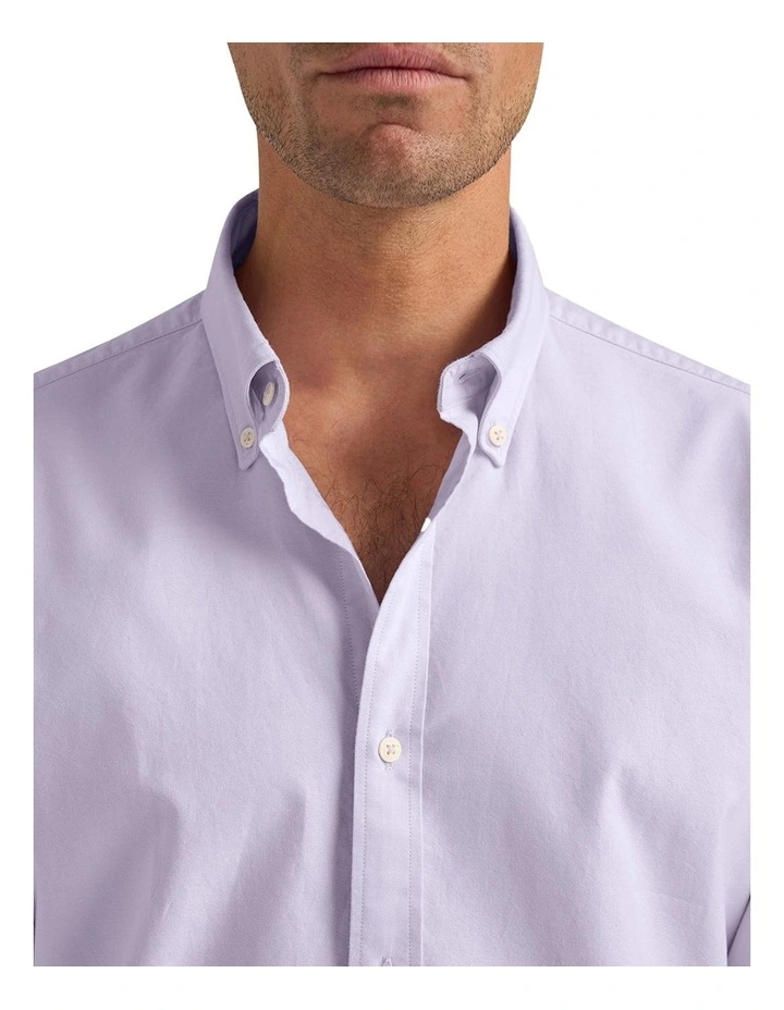 Princeton Oxford Shirt in Jacaranda image 3