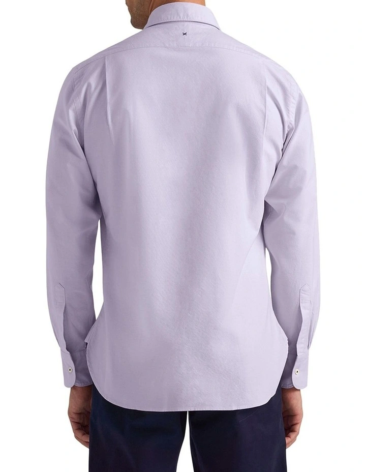 Princeton Oxford Shirt in Jacaranda image 4