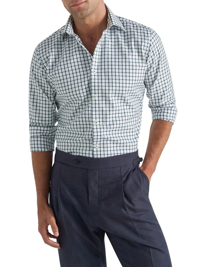 Parrish Shirt Dry N Fly In Green White image 1