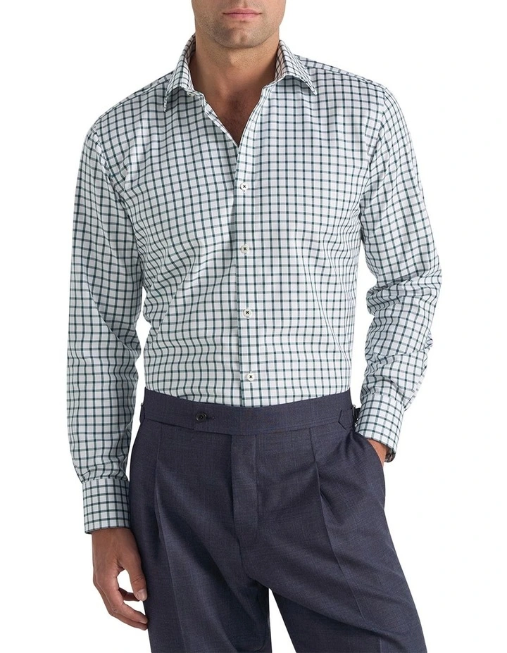 Parrish Shirt Dry N Fly In Green White image 2
