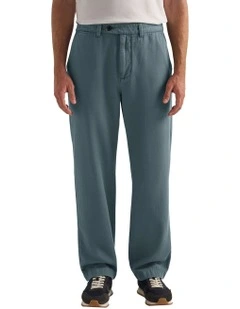 Rawlands Wide Leg Chino in Burnish Green