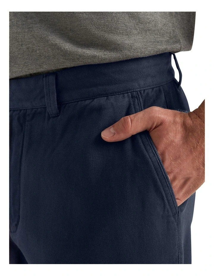 Rawlands Wide Leg Chino Pant in Navy image 4
