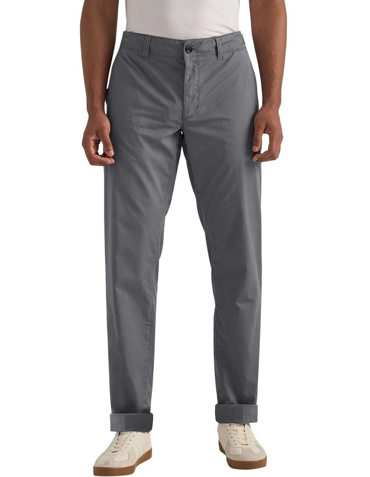 Dean Side Tab Chino in Vintage Grey image 1