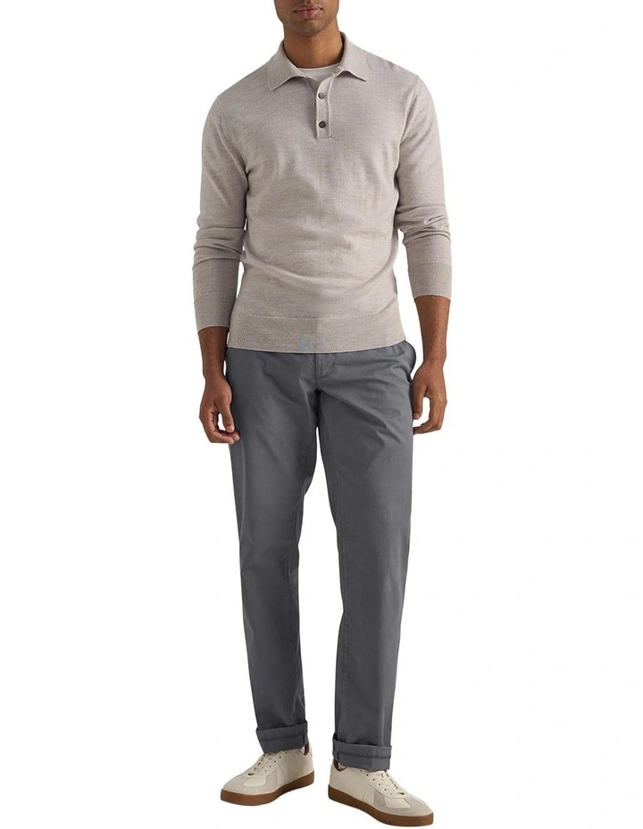 Dean Side Tab Chino in Vintage Grey image 3