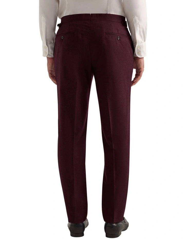 Bowning Trouser in Burgundy image 2