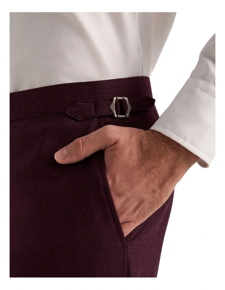 Bowning Trouser in Burgundy image 4