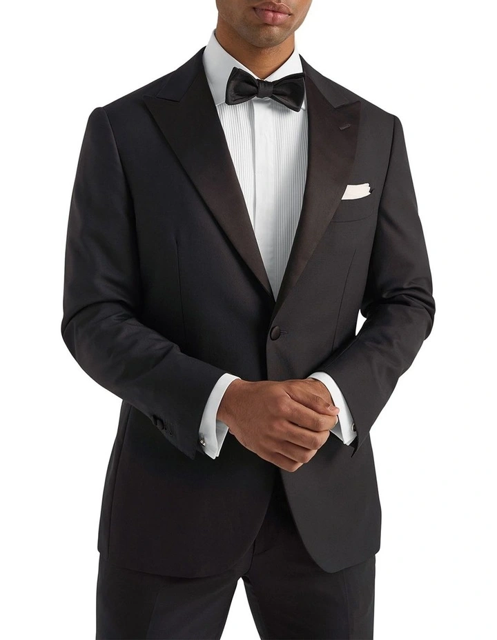 Gatsby Tux Shirt In White image 2