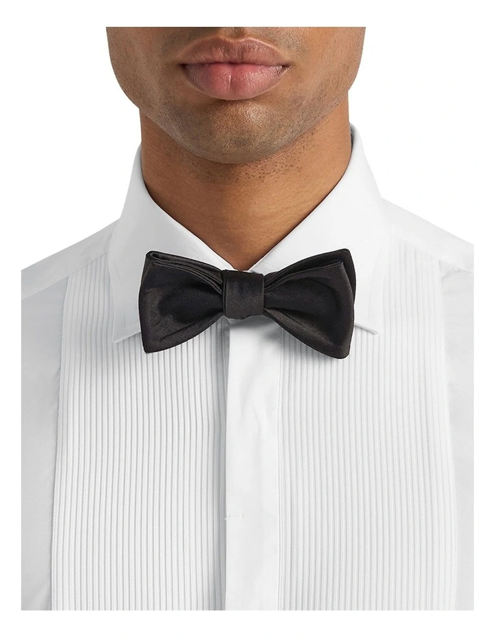 Gatsby Tux Shirt In White image 3