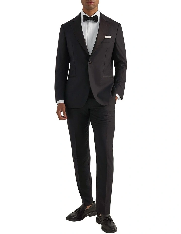 Gatsby Tux Shirt In White image 6