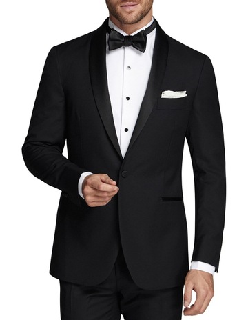 MJ Bale Saunders Tuxedo Jacket Black | MYER